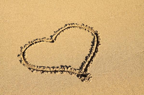 sand heart